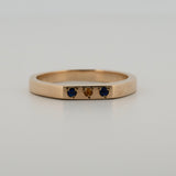 Une - Bespoke - Signet #4 with Sapphire and Citrine