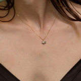 Comune - Bespoke - Sapphire and Diamond Cluster Necklace