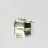 Une - Volume #1 - Signet #1 with 3 Pink Cubic Zirconias