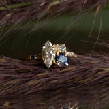 Comune - Bespoke - Marquise, Oval and Round Sapphire and Diamond Ring
