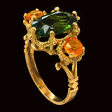 Metal Couture - Enthralled Tourmaline Ring