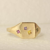 Bonus Prize - Gold Signet with Princess Sapphires