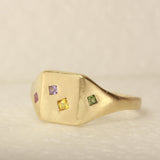 Bonus Prize - Gold Signet with Princess Sapphires