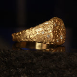 Bonus Prize - Sandcast 9k Moon Signet