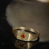 Bonus Prize - Orange Citrine and Peridot Signet