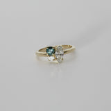 Comune - Bespoke - Marquise, Round and Oval Cut Diamond and Sapphire Ring