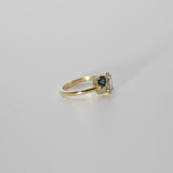 Comune - Bespoke - Marquise, Round and Oval Cut Diamond and Sapphire Ring