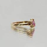 Une - Bespoke - Pink Sapphire & Tourmaline Cluster Ring