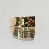 Une - Bespoke Signet #2 watermelon tourmaline with peridot & pink tourmaline