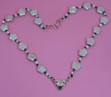 SGS Jewellery - Bespoke - Daisy Chain Pearl & Sapphire Necklace