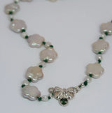 SGS Jewellery - Bespoke - Daisy Chain Pearl & Sapphire Necklace