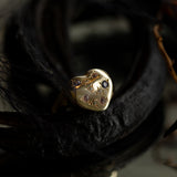 Une - Bespoke - Molten Heart Signet Ring