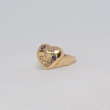 Une - Bespoke - Molten Heart Signet Ring