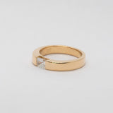 Jacqueline Nguyen Jewellery - Tension Set Radiant Diamond Ring