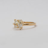 Comune - Bespoke Marquise, Round and Oval cut Diamond 14ct Yellow Gold Ring
