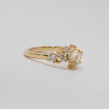 Comune - Bespoke - 14ct Yellow Gold Diamond Cluster Ring