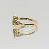 Une - Bespoke - Green Sapphire & Tourmaline Cluster Ring