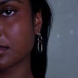 Comune - Minimalist Collection - Paper Clip Oval Drop Earrings
