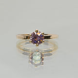 une - Pink Cubic Zirconia Solo Ring