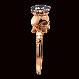 Metal Couture - Rose Gold Crowned Skull Ring