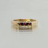 une - Volume 1 - Signet #4 with 3 Pink Sapphires