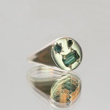 Une - Bespoke - Signet #5 with Tourmaline, Topaz and Sapphire