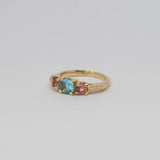 SGS Jewellery - Bespoke - Topaz & Tourmaline Trio Ring