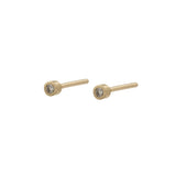 Benjamin Rose - Diamond Bezel Studs