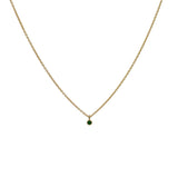 Benjamin Rose - Emerald Bezel Necklace