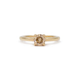 Benjamin Rose - Bespoke Champagne Diamond Solitaire Ring