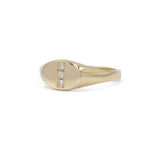 Benjamin Rose - Pave Diamond Oval Ring