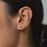 Benjamin Rose - Emerald Duo Studs