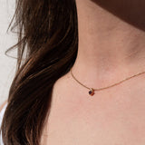 Benjamin Rose - Ruby Trio Necklace