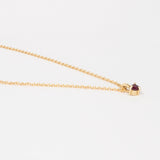 Benjamin Rose - Ruby Trio Necklace