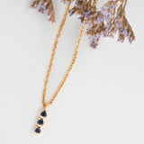 Benjamin Rose - Australian Sapphire Triplet Necklace