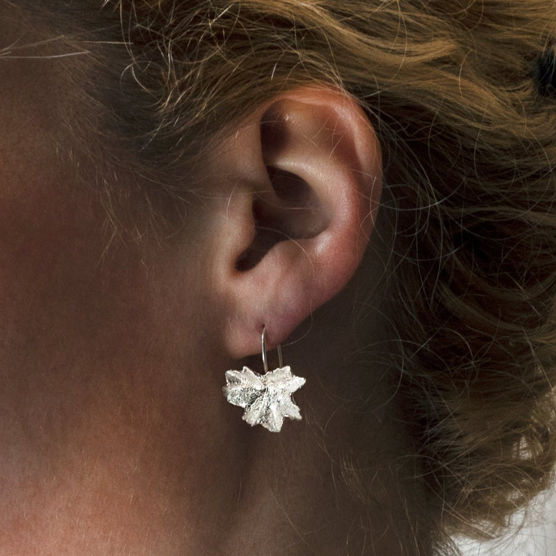 Manuela Igreja - Geranium Leaf Earrings
