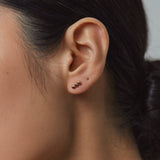 Benjamin Rose - Ruby Triplet Studs