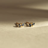 Benjamin Rose - Sapphire Duo Studs