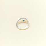 Jacqueline Nguyen Jewellery - Pear Signum - Sterling Silver with London Topaz