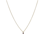 Benjamin Rose - Ruby Trio Necklace