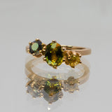 une - Parti Sapphire Triad Ring