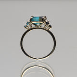 Une- Blue & Black Bicolour Tourmaline