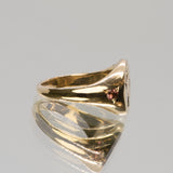 une Bespoke - Signet #5 with scattered watermelon tourmalines