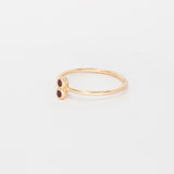 Benjamin Rose- Ruby Duo Ring