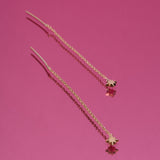 une - Asteria - Star Pull Through Earrings