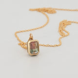 Une - Bespoke - Watermelon Tourmaline Pendant