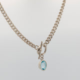 Flux & Flame - Blue Lagoon Toggle necklace