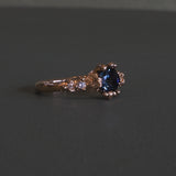 Eloise Falkiner - Sapphire Solitaire Rockpool Ring