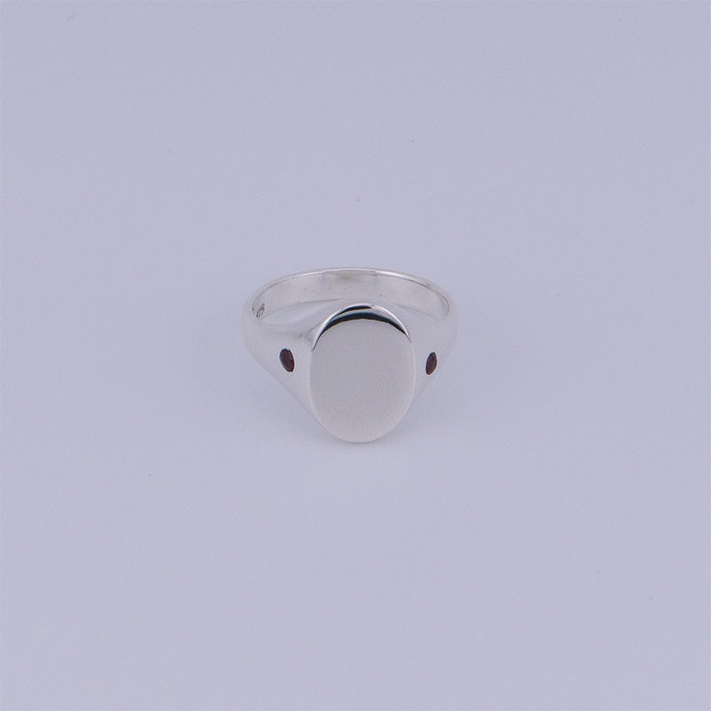 Stromboli Signet - Garnet