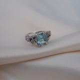 SGS Jewellery - Leafy laurel Solitaire Ring